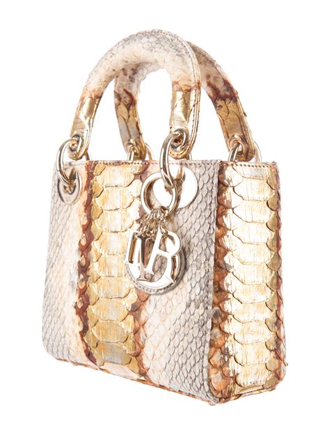 python skin dior bag|Dior Python .